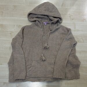 Calypso St. Barth Tan Hooded Sweater